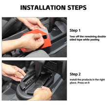 For 2007-2010 Jeep Wrangler JK Soft Carbon Fiber Console Gear Shift Panel Cover Trim RT-TCZ