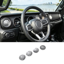 For 2018+ Jeep Wrangler JL / Gladiator JT 4 x Dashboard Air Conditioning Vent Trim Cover Aluminium Alloy RT-TCZ