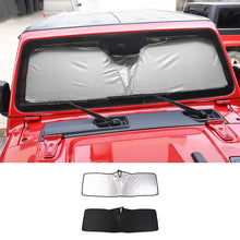 For Jeep Wrangler TJ JK JL JT Front Windshield Sun Shade Heat Shield UV Visor RT-TCZ