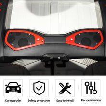 For 2024+ Jeep Wrangler JL & Gladiator JT Top Roof Speaker Stereo Cover Trim Ring RT-TCZ