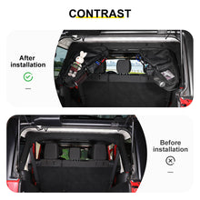 For Jeep Wrangler JK JL 4-Door Version Interior Roll Bar Storage Bag Organizer Multi-Pocket  Accessories RT-TCZ