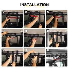 For Jeep Wrangler JK JL JT Interior Car Roll Bar Grab Handles Pull Grip w/Light Accessories (2 pcs) RT-TCZ