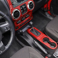 For 2011-2018 Jeep Wrangler JK Center Console Air Vent Switch & Gear Cup Holder Panel Cover Trim (3 pcs) RT-TCZ