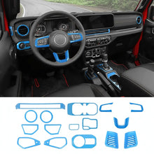 For 2024+ Jeep Wrangler JL/Gladiator JT 17 x Center Console/Roof Decoration Trim Kit RT-TCZ