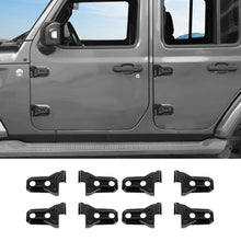 For 2026+ Jeep Wrangler JL & Gladiator JT 4-Door Version Exterior Car Door Hinges Trim Cover (8 pcs) RT-TCZ
