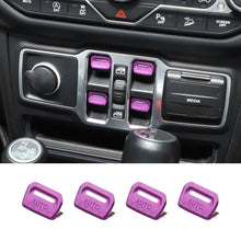 For 2018+ Jeep Wrangler JL JLU & Gladiator JT Aluminum Alloy Window Control Switch Cover Trim RT-TCZ