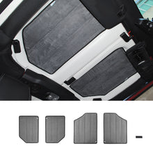 For 2012-2018 Jeep Wrangler JK Car Top Roof Insulation Cotton Sound Deadener (4 pcs) RT-TCZ