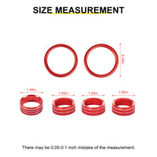 For 2024+ Jeep Wrangler & Gladiator JT Air Conditioning Headlight Switch Dashboard Air Vent Trim Ring (6 pcs) RT-TCZ