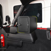 For 2024+ Jeep Wrangler JL 4-Door Version Interior Rear Cargo Safe Box Storage Combination Key Lock RT-TCZ