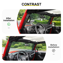 For 2007-2018 Jeep Wrangler JK Front Door Top Grab Handle Aluminium Alloy（2 pcs） RT-TCZ