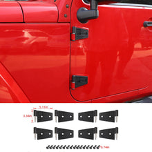 For 2007-2017 Jeep Wrangler JK JKU Door Hinge Replacement Accessories US Flag RT-TCZ