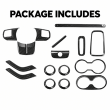 For 2011-2018 Jeep Wrangler JK 2Door 16PCS Full Set Interior Decoration Trim Cover Kit RT-TCZ