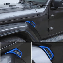 For 2018+ Jeep Wrangler JL & Gladiator JT Side Wheel Eyebrow Air Vent Outlet Cover Trim RT-TCZ