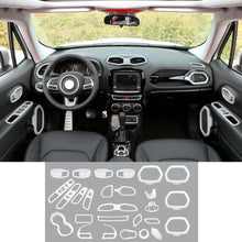 For 2016-2018 Jeep Renegade 31pcs Full Set Interior Decoration Trim Kit Cover RT-TCZ