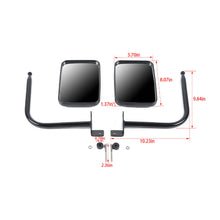 For 2018+ Jeep Wrangler JL & Gladiator JT Rear View Side Hinge Door Off Mirrors Rectangular RT-TCZ