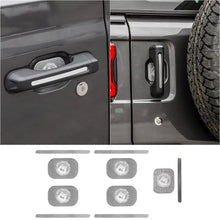 For 2018+ Jeep Wrangler JL 4-Door Version Exterior Door Handle Bowl Sticker Trim Cover (5 pcs) RT-TCZ