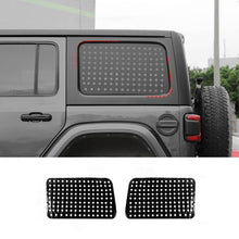 For 2018+ Jeep Wrangler JLU 4 Door Rear Window Stickers American Flag Decals RT-TCZ