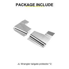 For 2018+ Jeep Wrangler JL Interior Rear Trunk Tail Box Guard Protect Trim Cover (2 pcs) RT-TCZ