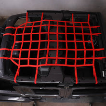 For 2018+ Jeep Wrangler JL Car Roof Hammock Cargo Net Weaving Mesh Luggage Net Accessories RT-TCZ