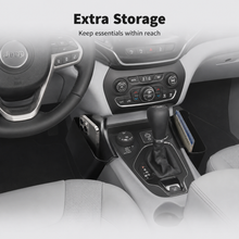 For 2014+ Jeep Cherokee Gear Shift Both Side Storage Box & Tray Center Console Organizer RT-TCZ