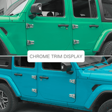 For 2018-2025 Jeep Wrangler JL JLU & Gladiator JT Door Hinge Covers Protector Decoration Trim Kit RT-TCZ