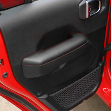 For 2018+ Jeep Wrangler JL & Gladiator JT Innet Door Armrest Handle Panel Guard Cover Decor Trim (4 pcs) RT-TCZ
