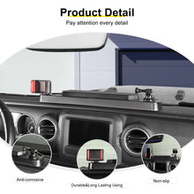For 2018-2023 Jeep Wrangler JL & Gladiator JT Center Console Dash Phone Holder Bracket Storage Box Tray RT-TCZ