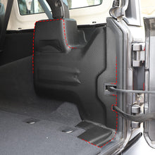 For 2018+ Jeep Wranlger JL Sahara 4-Door Version Interior Car Rear Trunk Tail Box Decoration Stickers Trim (4 pcs) RT-TCZ