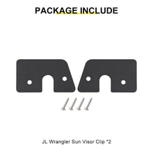 For 2018+ Jeep Wrangler JL & Gladiator JT Interior Sun Visor Clips Base Repair Mounting Accessories (2 pcs)