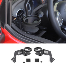 For 2018+ Jeep Wrangler JL & Gladiator JT Interior Front Door Mount Water Cup Holder Bracket (2 pcs) RT-TCZ
