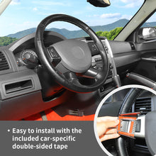 For 2006-2010 Jeep Grand Cherokee & 2007-2012 Liberty Carbon Fiber Steering Wheel Trim Cover （4 pcs） RT-TCZ