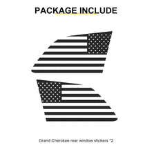 For 2011-2020 Jeep Grand Cherokee WK2 Exterior Rear Window Glass Stickers Trim Decal Cover (2 pcs) RT-TCZ