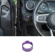 For 2018+ Jeep Wrangler JL JLU & Gladiator JT Headlight Switch Knob Ring Trim RT-TCZ