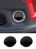 For 2019+ Jeep Renegade Front Fog Light Lamp Covers Trim Decor Smoked Black RT-TCZ