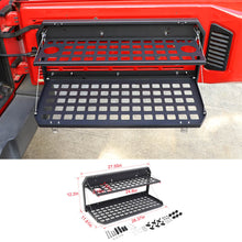 For 2007+ Jeep Wrangler JK JL Trunk Foldable Rear Door Tailgate Table Storage Cargo Shelf RT-TCZ
