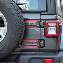 RT-TCZ Aluminum Tailgate Hinge U-shaped Decorative Strip Cover Trim For Jeep Wrangler JL JLU 2018+ Accessories