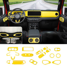 For 2024+ Jeep Wrangler JL & Gladiator JT Interior Center Console Full Set Trim Cover Kit (18 pcs) RT-TCZ