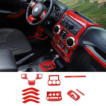 For 2011-2018 Jeep Wrangler JKU 4Doors 12pcs Interior Full Set Trim Cover Kit RT-TCZ