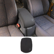 RT-TCZ Center Console Armrest Box Pad Cloth Cover Black For 1997-2006 Jeep Wrangler TJ Accessories