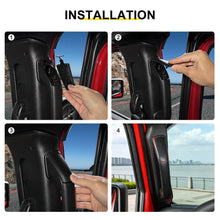 For 2024+ Jeep Wrangler JL & Gladiator JT Interior A/B Pillar Grab Handle Hole Trim Cover (8 pcs) RT-TCZ