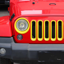 For 2007-2017 Jeep Wrangler JK Front Grill Inserts & Headlight Cover Trim Without Mesh RT-TCZ