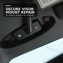 For 2007-2018 Jeep Wrangler JK Sun Visor Mounting Bracket Repair Kit Sun Visor Base Clip Hinge Replacement Interior Trim Fixing Part RT-TCZ