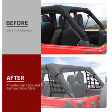 For 2007-2017 Jeep Wrangler JK Cargo Side Net Trunk Side Restraint Baggage Mesh 4Door RT-TCZ