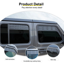 For 2018+ Jeep Wrangler JL Front Rear Window Louver Vent Rear Window Blinds Kit (4 pcs) RT-TCZ