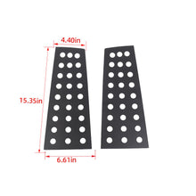 For 2007-2016 Jeep Compass Black Rear Small Window Glass Plate Panel Cover RT-TCZ