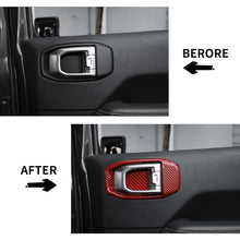 For 2018+Jeep Wrangler JL/Gladiator JT Interior Rear Door Handle Bowl Cover Trim 4-Door RT-TCZ