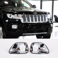 For 2011-2013 Jeep Grand Cherokee WK2 Front Fog Light Cover Fog Lamp Trim RT-TCZ