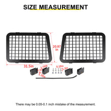 For 2018+ Jeep Wrangler JL 4-Door Version Exterior Rear Window Glass Armor Protector Cover Accessories (2 pcs)
