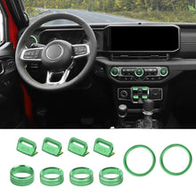 For 2024+ Jeep Wrangler JL & Gladiator JT Aluminum Air Vent & Center Console Control Trim Cover Kit RT-TCZ