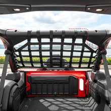 For 2018+ Jeep Wrangler JL 4-Door Version Car Rear Cargo Trunk Net Mesh Restraint System RT-TCZ